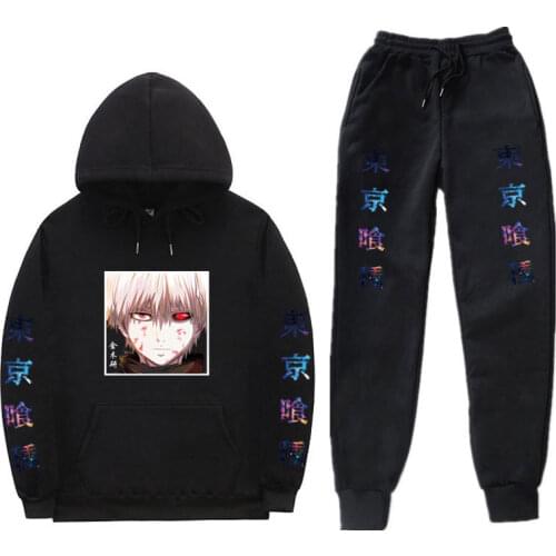 Anime Tokyo Ghoul Levi New hooded sweatshirt sportswear mens track suit hoodie autumn Winter clothes hoodie suit