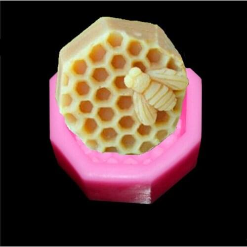 Bee / 3d Honeycomb Shape Soap Mold Cake Decorating Cake Mold Soap Mold Silicone Mold Soap Manually Roses