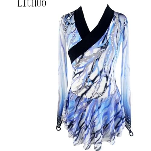 Figure Skating Dress Womens Girls' Japan style Spandex Elegant Training Competition Skating costumes