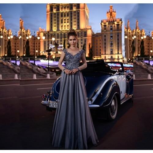 New Gorgeous A Line Long Sleeve Prom Party Dresses Illusion Jewel Neck Sheer Back with Corset Wedding Guest Gowns Appliqued