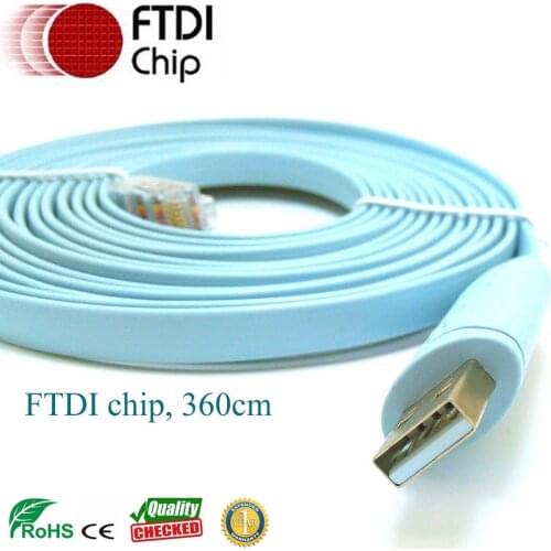 3-6mtr-FTDI-USB-RS232-to-RJ45-console-cable long version for-cisco-router-huawei-router-switch for updating 72-3383-01
