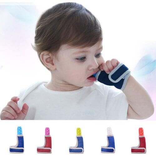 Silicone Baby Teether Molars Food Grade Finger Sets Breathable Thumb Set Dental Care Newborn Anti-bite Hand Sucking Wrist Band