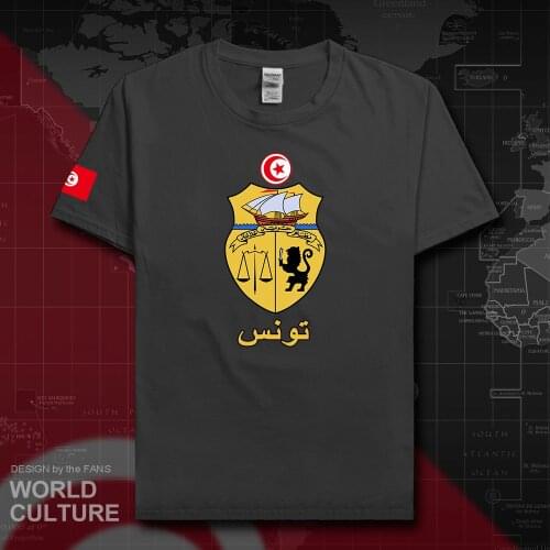 Tunisia Tunisian men t shirt 2018 jerseys nation 100% cotton t-shirt gyms clothing tops country sporting TUN Arabic Tunisie 20