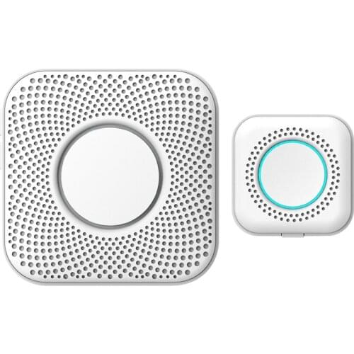 Smart Wireless Doorbell Home Security Welcome Alarm Doorbell 36 Songs Multi-functon Door Button Music Doorbell Remote Remote Con