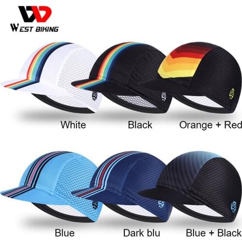 WEST BIKING Cycling Hat Quick Dry Breathable Sweat Absorb Bicycle Sun Cap Outdoor Sport Hiking Fishing Tackle Free Size Riding