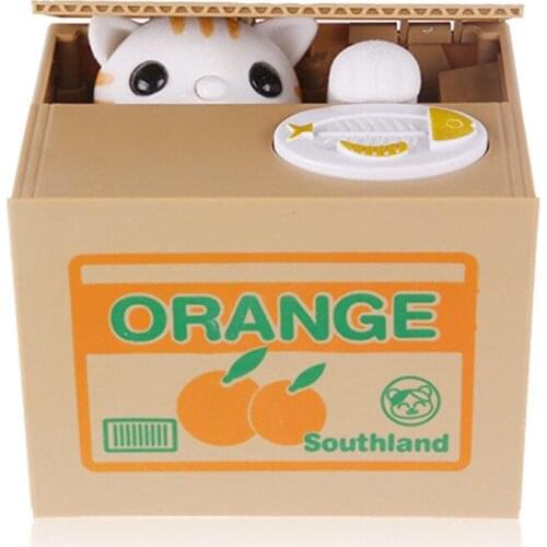 Funny Creative Money Box Toy Piggy Banks Thief Moneyboxes Automatic Stole Coin Saving Box Toys For Creative Children Gifts