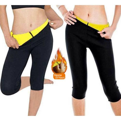 Women Slimming Fit Thermal Hot Short Pants Ladies Neoprene Weight Skinny Slin Flexible Body Shaper Sporty Training Gym Trouster