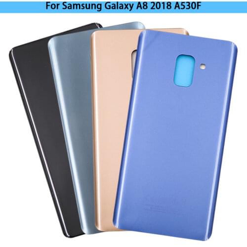 10PCS For SAMSUNG Galaxy A8 2018 A530 A8 Plus A730 Back Cover Rear Plastic Housing Case With Camera Lens A530 A730 Battery Cover