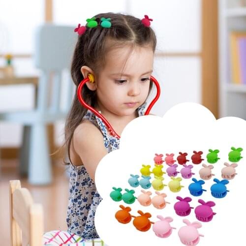 10pcs Colorful Solid Hair Clip Korean Bow Hairpins Sweet Kids Girls Hair Barrettes Hairpins Hair Accessories