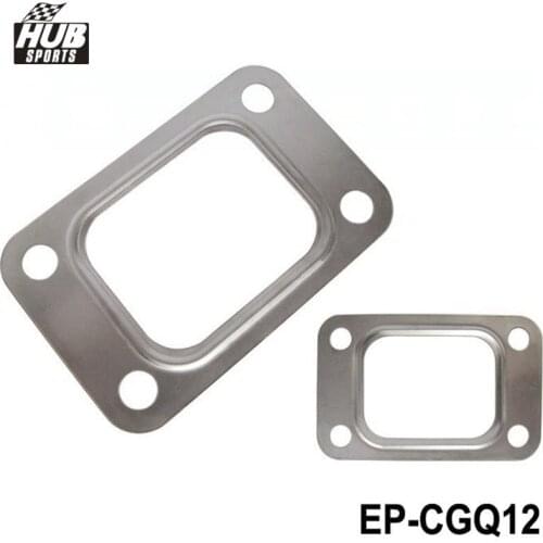 10PCS/LOT T25 T28 GT25 GT28 GT2876 Turbo Turbine Exhaust Inlet Manifold Flange Gasket 304 Stainless Steel HU-CGQ12