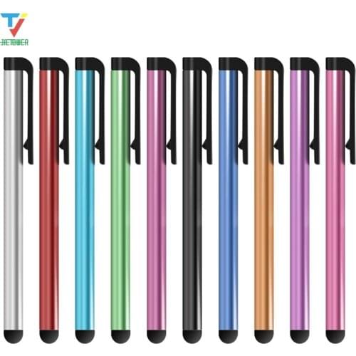 1000pcs/lot Universal Capacitive Stylus Touch Pen for iPhone samsung galaxy iPad mini Tablet PC cellphone mobile phone wholesale