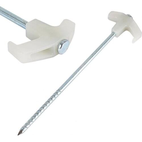 5Pcs Luminous Screw Spike Anti-oxidation Indeformable Accessory Hiking Camping Ground Tent Nails for Outdoor Hiking Camping