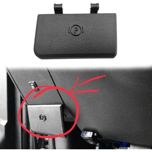 Car Handbrake Parking Brake Release Handle Accessories for 2013-2017 Dodge Ram 1500 2500 3500 P Button 1NL97DX9AB