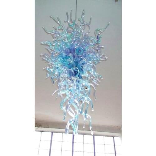 Cheap Pretty Home Decoration Blue Chandelier Crystals Sale