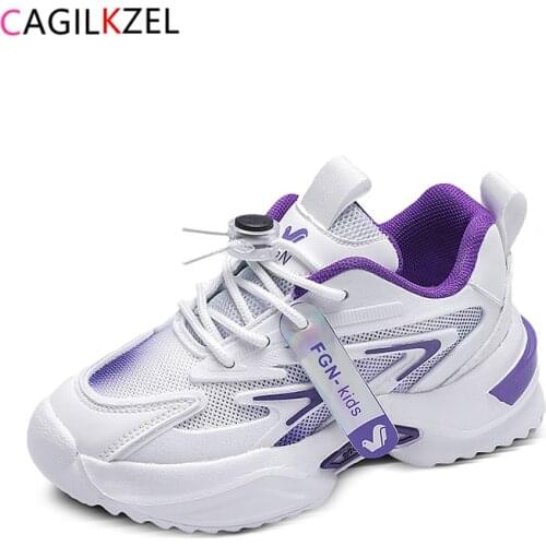 CAGILKZEL High Quality Childrens Sneakers Comfortable Kids Shoes For Girls Fashion Casual Running Sports Sneakers Girls Shoes