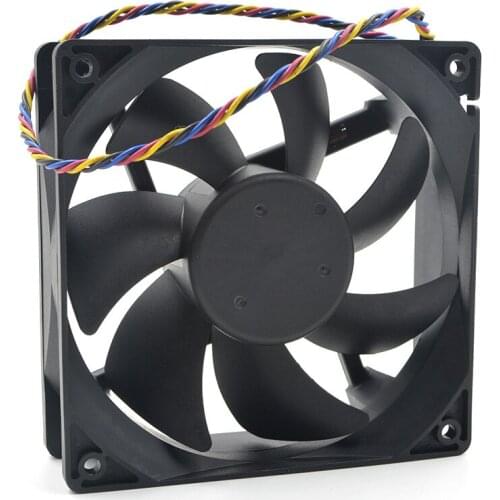 FOR FOXCONN 12CM 12V 0.90A PV123812DSPF 01 12038 4-wire PMW speed control fan