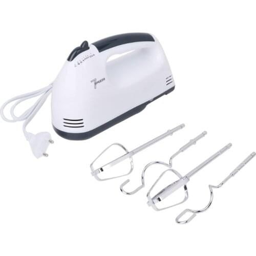 7 Speed Electric Hand Mixer Whisk Egg Beater Cake Baking Mains Powered 180W EU