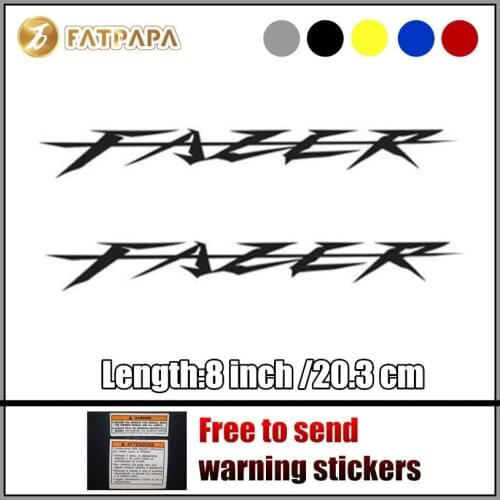 Motorcycle bike Fuel tank Wheels Fairing notebook Luggage helmet MOTO Sticker decals For Yamaha Fazer FZ1 FZ6 600 1000