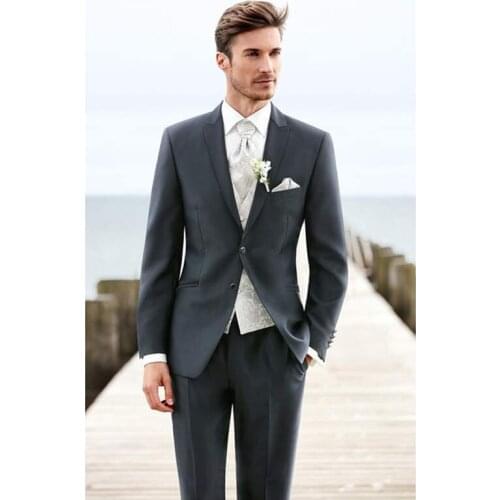 Blazer Masculino Mens Suits (Jacket+Pants+vest) Slim Prom Masculino Trajes De Hombre Blazer Gentleman Man For Wedding