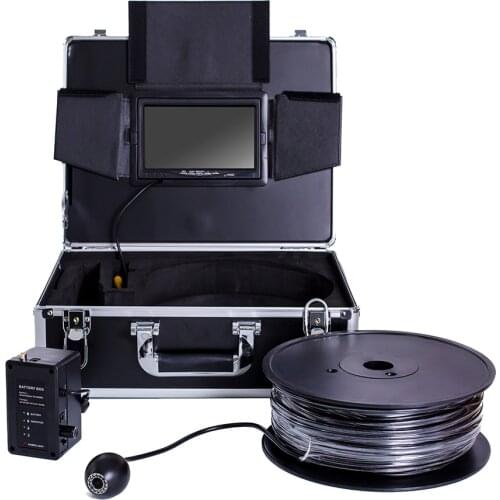 Support Big Aluminum Box Underwater Fishing Camera /monitor High Resolution 7inch TFT Color Screen DVR Function Optional SY802