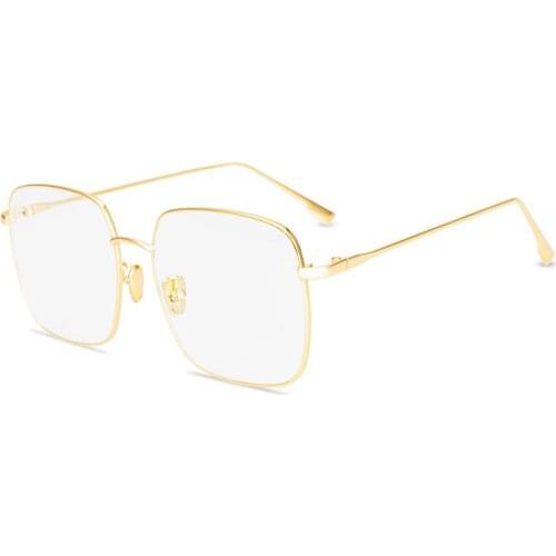 Bohosco Transparent Glasses Frame Anti Blue Light Driving Women Men Round Eyewear Blocking Glasses Optical Spectacle Eyeglass