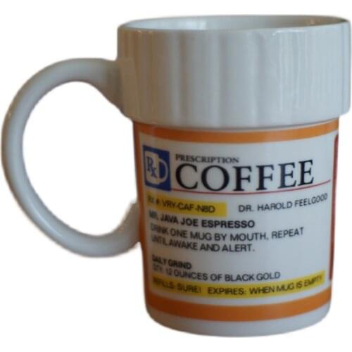 The special Prescription design Ceramics Mugs coffee mug Milk Tea office Cups Drinkware the Best birthday Gift with gift Box