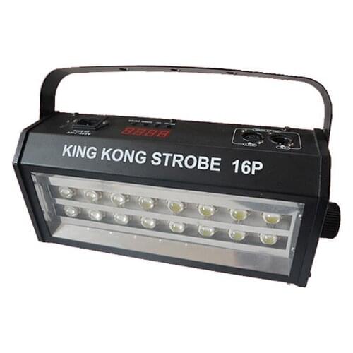 400W LED Strobe light DMX512 Voice control 16 Pcs LED Flash Lamp Disco DJ Party Bar Light Show Projector Stage Lighting