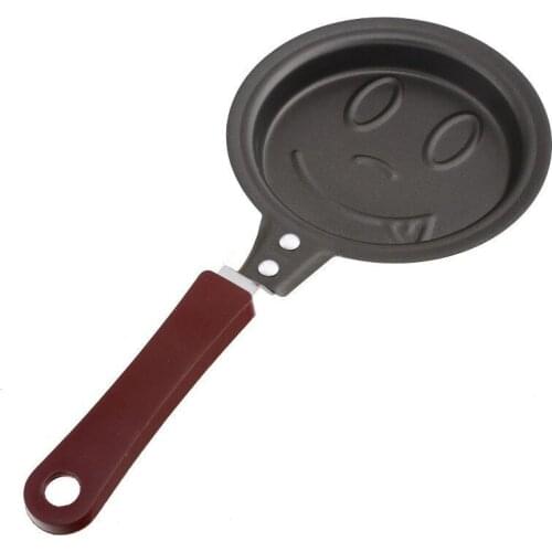 Smile Kitchen Nonstick Cute Shaped Egg Mould Pans Mini Breakfast Egg Frying Pans Cooking Tools Kitchen Accessoorie -TWF