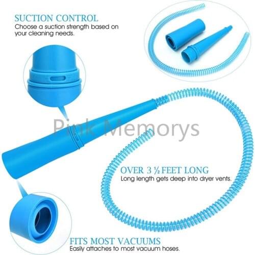 Universal Remove Dryer Vent Vacuum Cleaner Attachment Dust Cleaner Pipe Vacuum Lint Hoses for Lint Lizard
