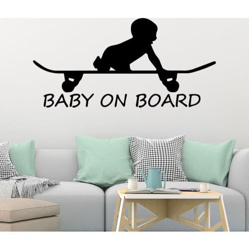 Diy Sliding Baby board Vinyl Kitchen Wall Stickers Wallpaper For Kids Rooms Diy Home Decoration removable Children stickers