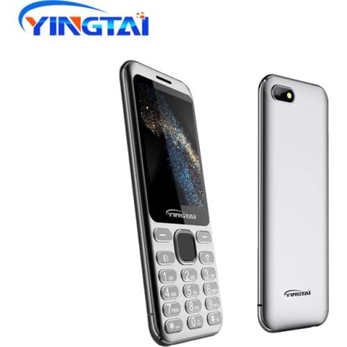 High Quality Slim DualSIM 2G Bluetooth MP4 FM Torch 2.8inch Curved Screen Metal Body button Feature celular Mobile classic phone