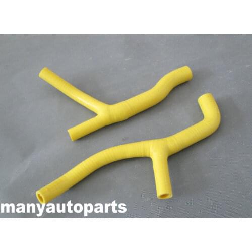 Yellow silicone radiator hose for SUZUKI DRZ400E DR-Z400E 2000 -2002 00 01 02