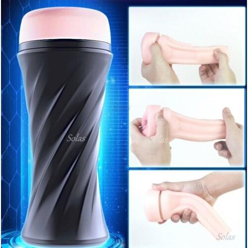 Masturbation Cup Male Masturbation Device Female Vagina Cup Manual Sucking Functional Sex Toy Penis Exercise Adult Product for18