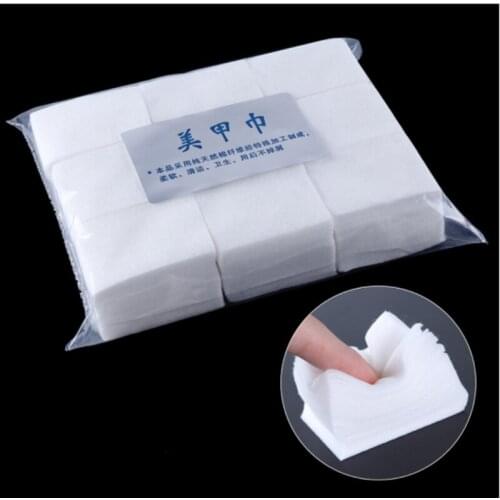 1Pack Lint-Free Napkins for Manicure Wipes Removing Gel Varnish Nail Polish Wraps Cleaner Cotton Pad One Time Nail Art Tools