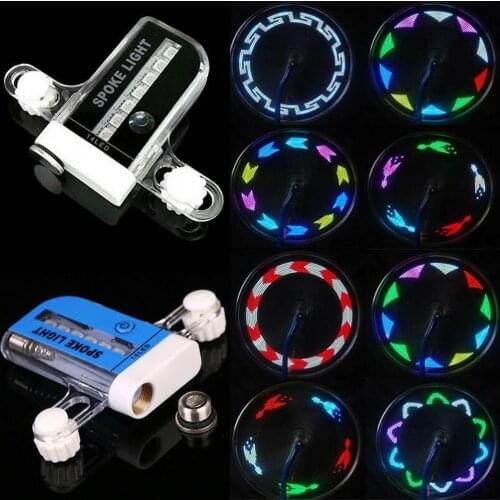 14Pcs LED Spoke Light IPX5 Waterproof Bicycle Cycling Wheel Tire Valve Stem Rim Decor LED Spoke Light Lamp Bicycle Accessories