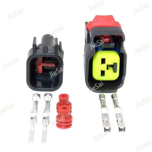 2 Pin Female Male EV6 Automotive Connector For Injector Connector Auto Wiring Connector Plug