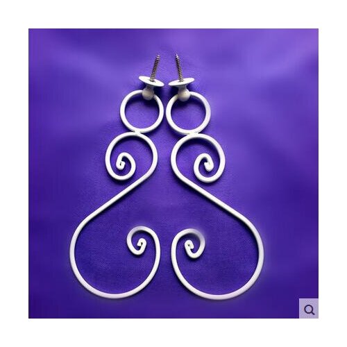 2pcs/lot,high quality iron hook,iron bed frame mantle mosquito,curtain holder,fashion princess iron rack.home decoration