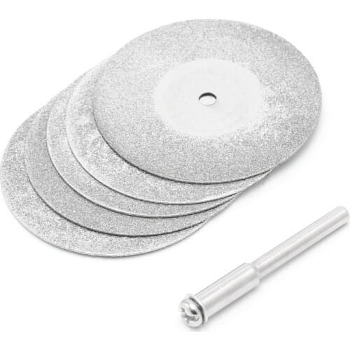 5pcs/lot Dremel Accessories Diamond Grinding Wheel Saw Circular Cutting Disc Dremel Rotary Tool Diamond Discs