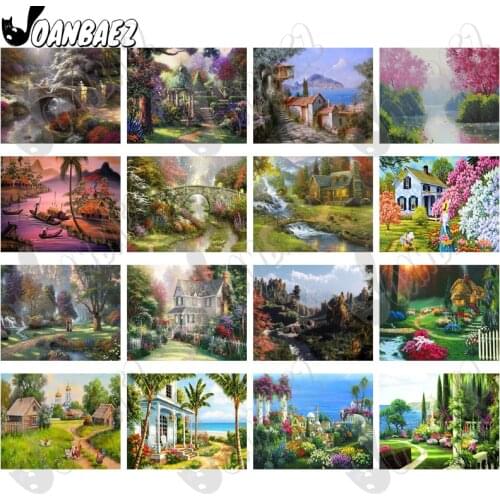 Abstract Forest Diamond Painting Mosaic 5D Diy Landscape Round Diamond Inlaid Natural Environment Embroidery Gift Design Decor