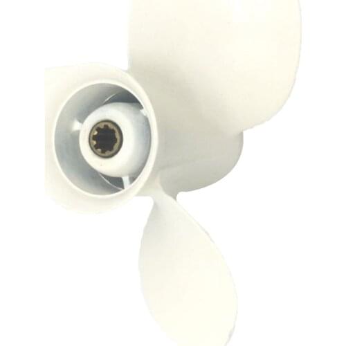 Aluminum Boat Motor Propeller 9 1/4x11 j 8 Spline for Yamaha Outboard