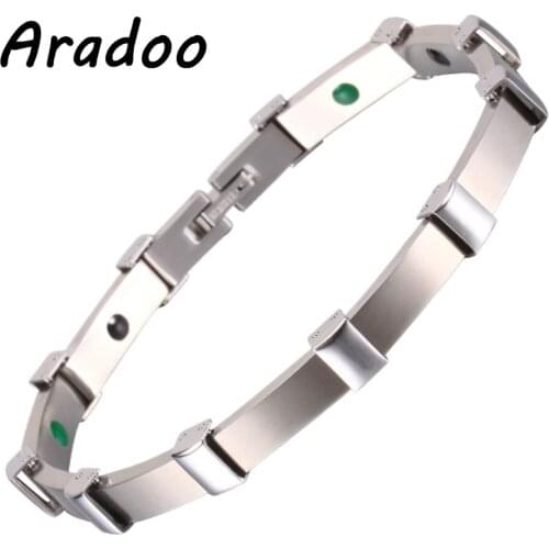 ARADOO Magnetic Health Energy Anti-Radiation Strengthen Immunity Maintains Slimness Improves Skin Quality Bracelet