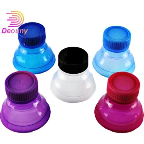 DEOUNY 6pcs Reusable Beverage Can Caps Cover Lid Soda Beer Coke Cap Flip Bottles Top Lid Container Boxes Jars Protector Snap Set