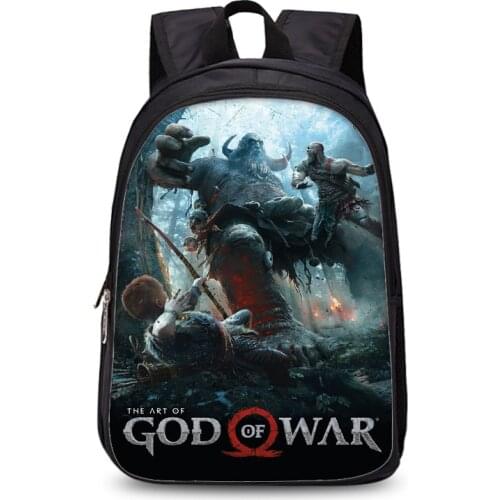 Game God of War 4 Kratos 3d printed Children School Bags for Teenage Boy Girls Students Bagmens Daily Backpack Mochila Escolar