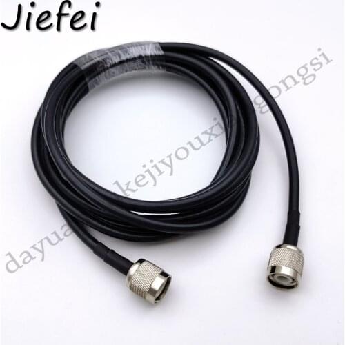 10Pcs TNC male TO TNC male 1M 2M 3M 5M 3.3ft 6.6ft 10ft 16.5ft coaxial cable RG58 2 core wire