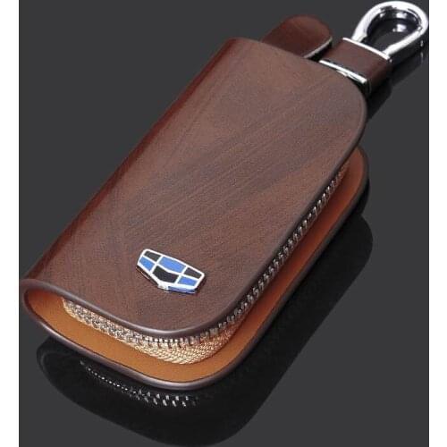 For Geely Atlas Boyue NL3 Emgrand X7 EmgrarandX7 EX7 SUV GT GC9 Borui Coolray Style Car key case leather key cover key shell