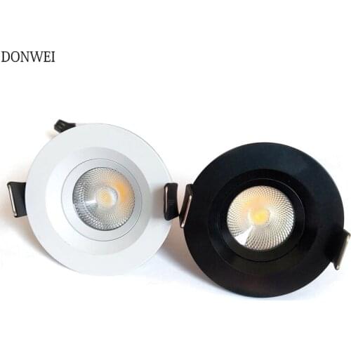 5pcs/lot Round LED Panel Light Recessed Kitchen Bathroom Ultrathin Ceiling Lamp AC85-265V LED Downlight Warm White/Cool White