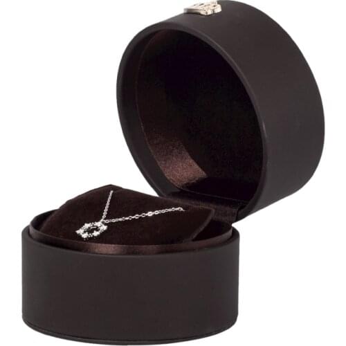 2020 Hot Sale Necklace Bracelet Storage Case Red Valentines Day Wedding Gift rotating jewelry display Removable Green Coffee