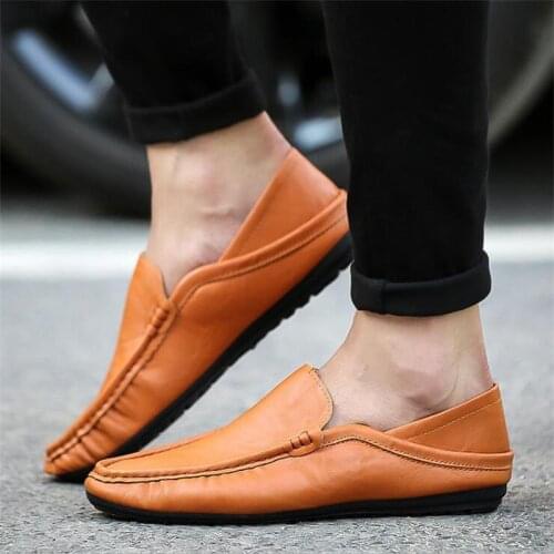 2020 Spring New Korean Breathable Wild Casual Comfortable Driving Multiple Colors Set Of Feet Mens Bean Beans Shoes