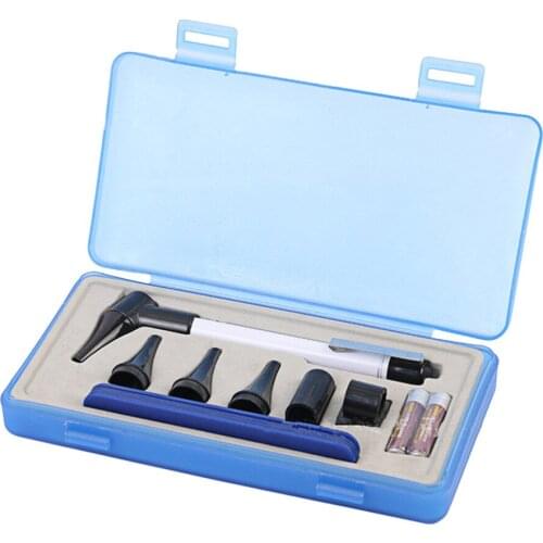 1 Set Ear Otoscope Diagnostic Set Set Otoscope LED Set Penlight Otoscope Diagnostics Tool without Battery (Black)