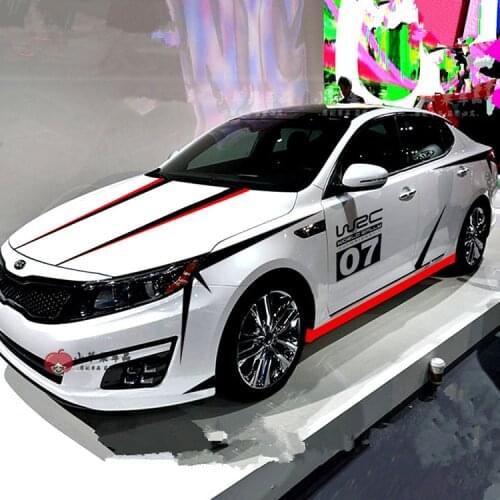 Waist Line Sticker For Hyundai Verna Solaris Sonata8 Mistra Whole Body Decorated BA048